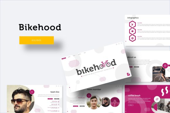 Bikehood Google Slide Template: A Versatile Design Tool