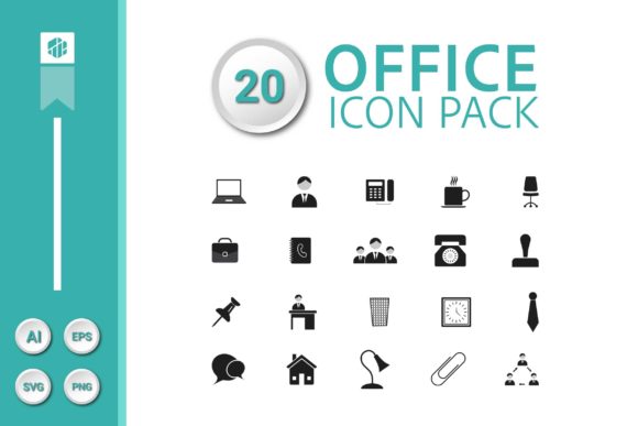 Elevate Your Projects with a Modern Office Icon Set