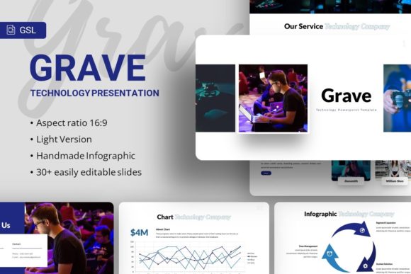 Explore Google Slides - Grave Template