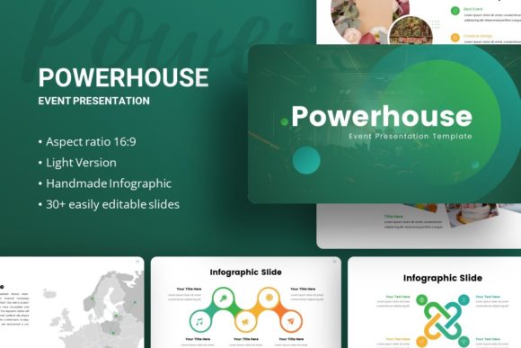 Unleash Your Creativity with the Powerhouse Event Presentation Template