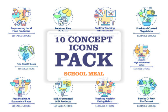 Visualizing Nutrition: The Role of Icon Bundles in Modern School Meal Programs